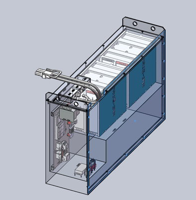 Lithium-Batterie 51.2V 300Ah Lifep04 mit Batterie-Heizsystem